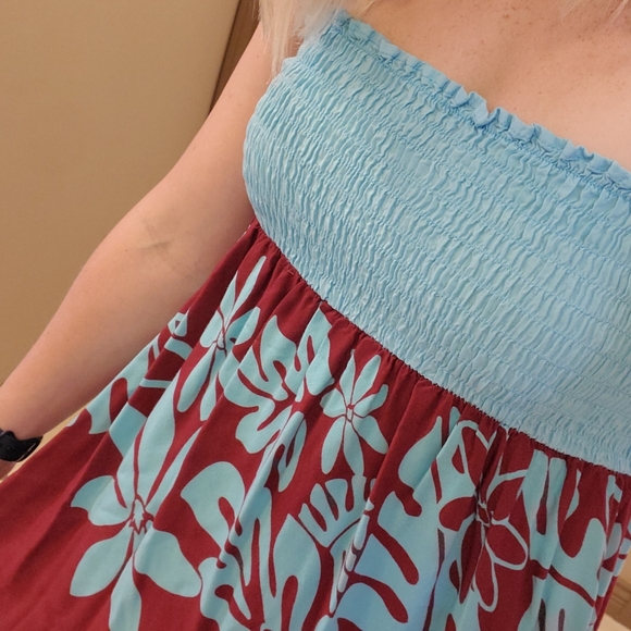 Hawaiian maxi dress Hula Bay - Picture 2 of 5